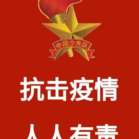 疫情前不畏惧   寒冬中送暖意  ——          无为市滨湖小学少先队防控疫情行动