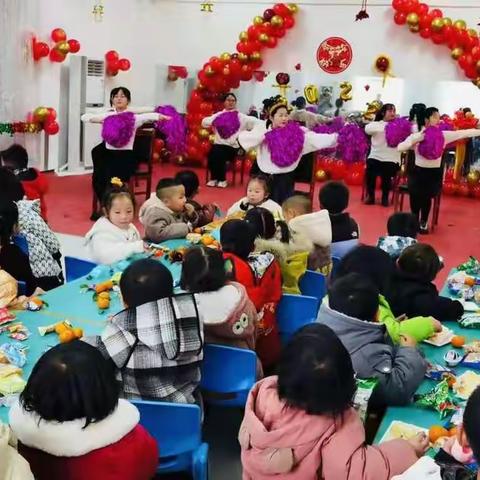 泌阳县第二幼儿园庆元旦茶话会