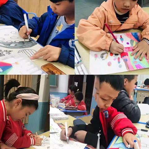 安源明德学校小学部开展“我的太空梦”班报绘制主题活动