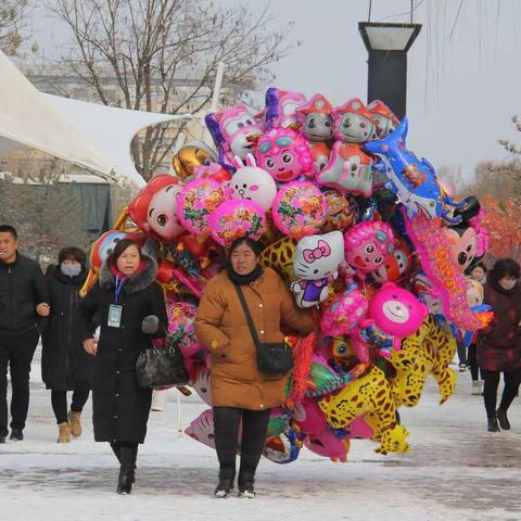 瑞雪丰年闹元宵   弘州大地真热闹