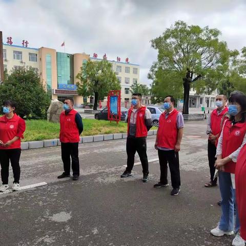 邱家店镇实验中学开展秋季开学前疫情防控应急演练