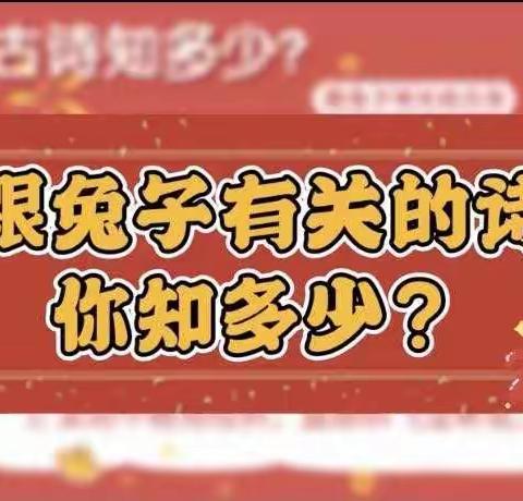 兔年说兔，“语”你同赏——长凝镇中心小学三年级语文实践作业