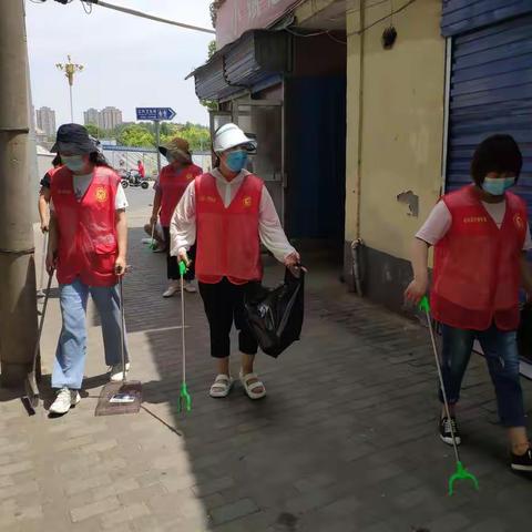 滨河路社区开展“集中整治月”活动