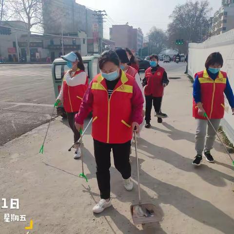 天桥街道滨河路社区开展“清洁家园”志愿服务活动