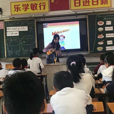 让最美的青春在课堂绽放                              —— 记河口街道马岗小学青年教师参加汇报课活动