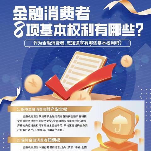 合众人寿呼伦贝尔中支金融宣传月——金融消费者8项基本权利有哪些？