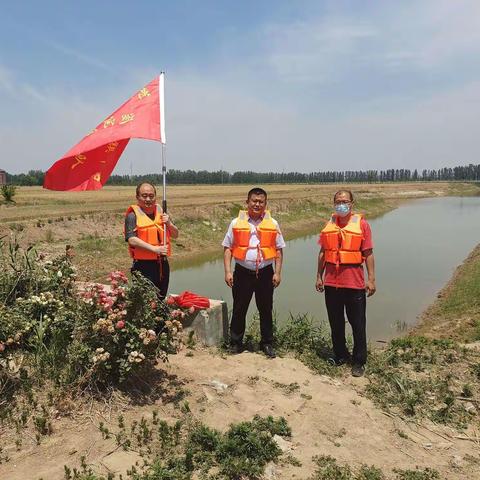 巡河防溺水，我们在行动～莒镇中学开展防溺水巡河工作