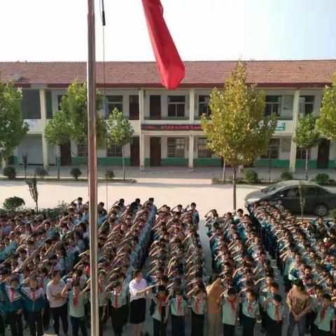 "喜迎国庆节，共筑中国梦”沙窝镇堡城小学少先队国庆节系列节日活动