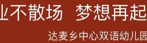 达麦乡中心双语幼儿园“毕业不散场，梦想再启航”——2022届毕业典礼暨开笔礼