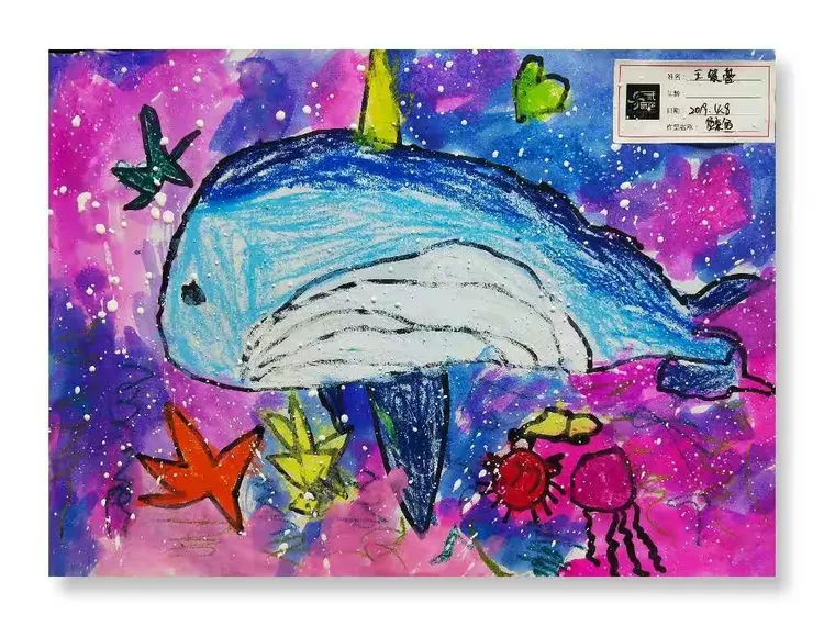 三原色艺术中心小画家王紫萱作品展