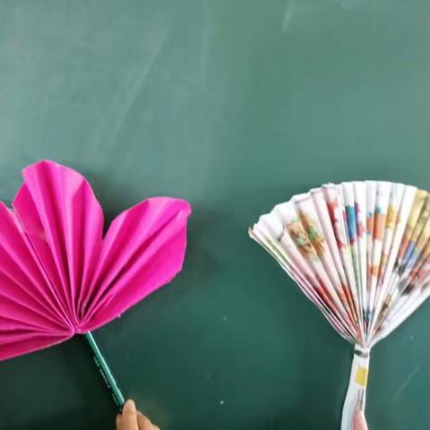手工作业——小花扇