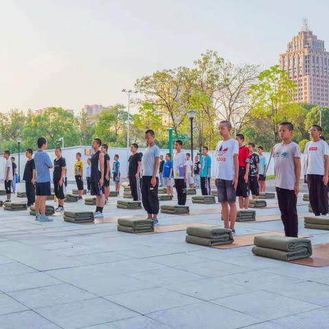 吉安市阳光学校2021年秋季叠被子比赛活动