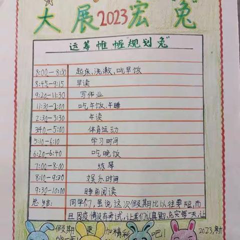 大展宏“兔”，运筹帷幄“规划兔”