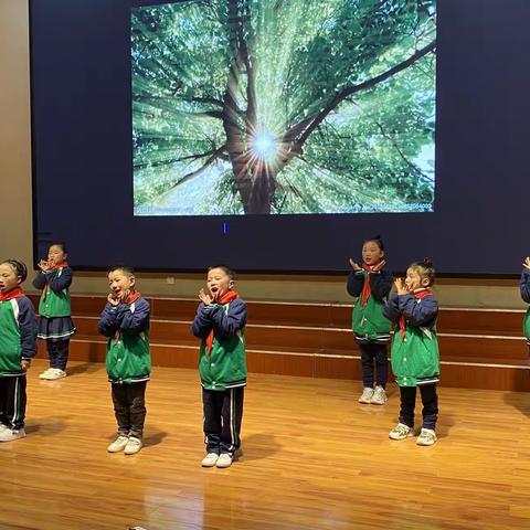 “读红诗，诵红歌，画红画”桃园镇王桥小学第一阶段读书节活动