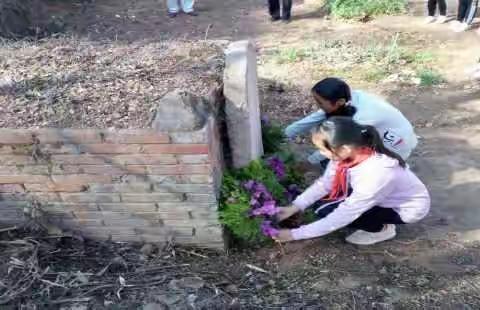 缅怀先革命先烈      传承英烈精神    高家村小学少先队