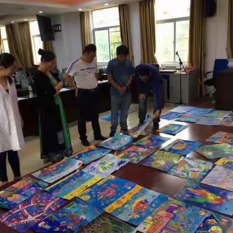 2017年屯昌县中小学生“我的大海梦想”绘画展示、评比活动