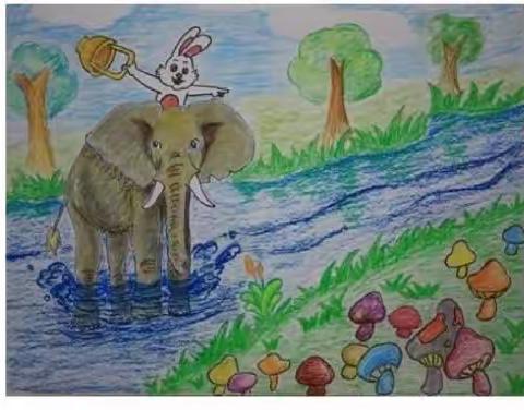 小兔过河——连江附小一年7班 第四期看图写话