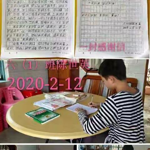 万城小学六（1）班致白衣天使的一封信习作作业集