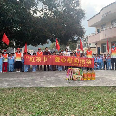 “红领巾”爱心慰问——那霍镇覃坑小学开展学习雷锋精神活动