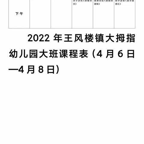 “停课不停学，成长不停歇”——大拇指幼儿园大班第四周线上活动美篇