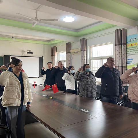 顺河区实验小学党支部3月份 “5+N”主题党日活动