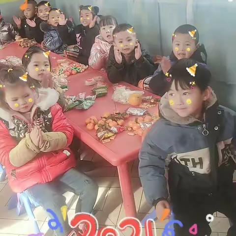 常青幼儿园大班元旦美食分享会