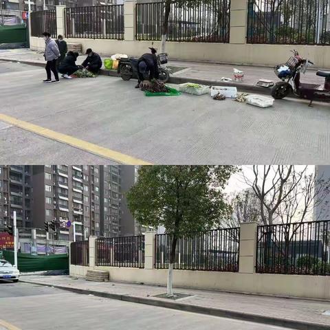 洪山区张家湾街“门前三包”2月日常整治