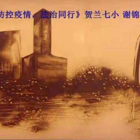 《防控疫情 法治同行》沙画视频 谢锦
