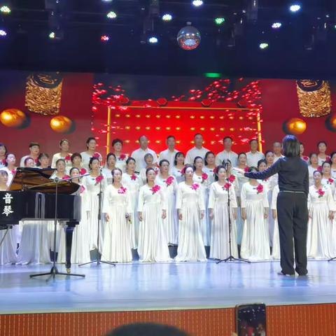 【安泰社区最美之声合唱团】参加林州市庆七一活动