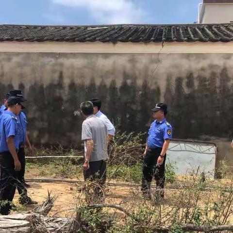 海南英州万福路改造项目2020年4月26日现场征迁