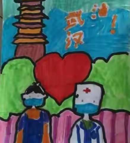 防控疫情，机场路小学2018级一班袁隆平中队在行动——武汉加油！中国加油！