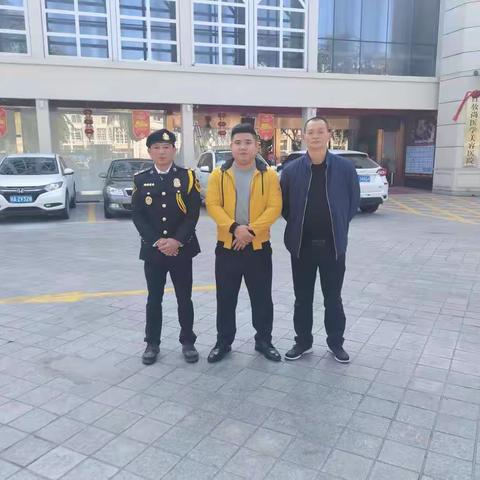 二0二一年安保中心对海口宾馆保安部元旦佳节安全保卫工作检查，并代表领导慰问一线工作者