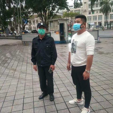 二0二0年三月第一期海口宾馆安保部（疫情防控工作实地慰问与临检工作）暨要