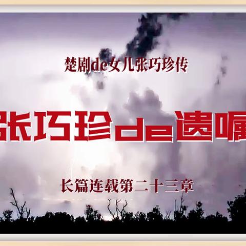 第二十三章  张巧珍de遗嘱 ①