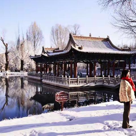 春雪写意境 雾凇醉美人