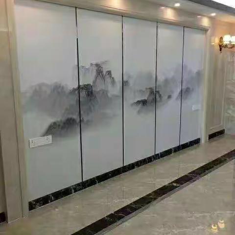 壁画硬包实景效果图2