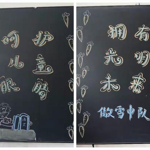 【文昌小学】“呵护儿童眼睛，拥有光明未来” 傲雪中队 主题队会