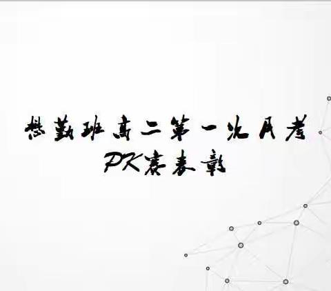 2019级14班（懋勤）PK赛表彰及期中目标达成活动