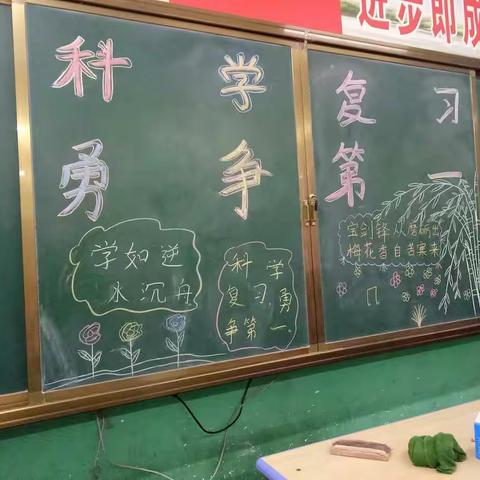 《科学复习，勇争第一》——六（2）班主题班会