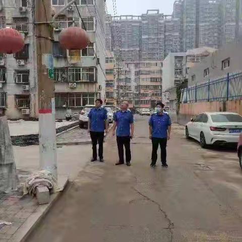 假期不停歇，工作不停步！联东街道持续推进老旧小区改造工作