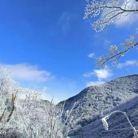 20221202今年入冬第一场雪——长阳椴树坳踏雪赏景