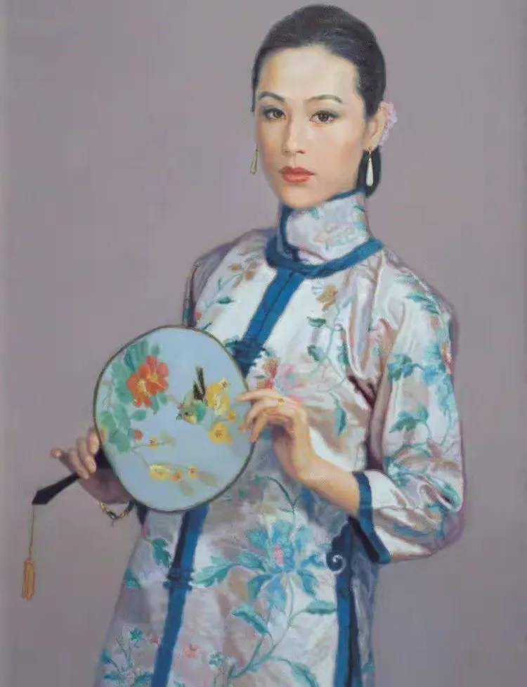 爱妻宋美英所作留下的陈逸飞作品里在事业上给陈逸飞助力颇多不仅如此