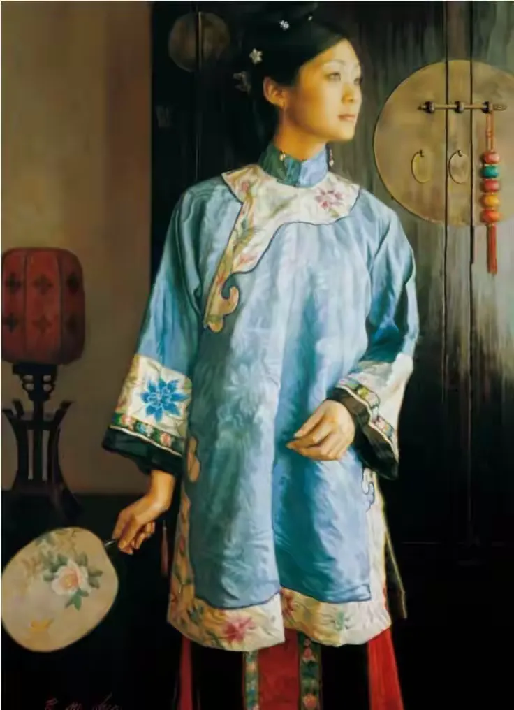 爱妻宋美英所作留下的陈逸飞作品里在事业上给陈逸飞助力颇多不仅如此