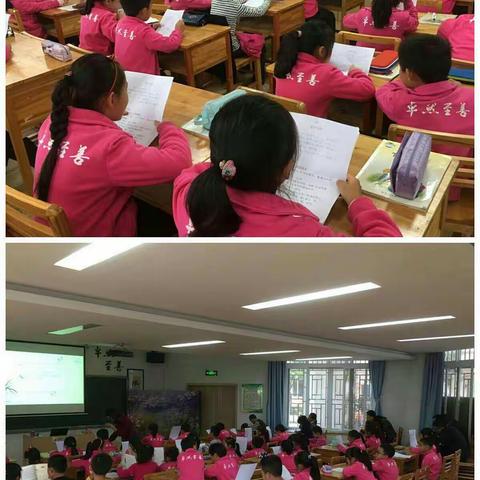 驻卓然小学语文课观摩，壮自身之力量！