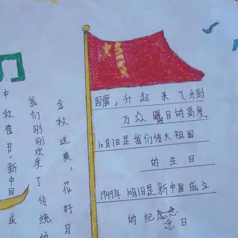 国庆节手抄报展示