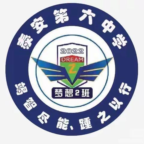 不负韶华 共赴梦想——泰安六中老校2022级2班（梦想班）