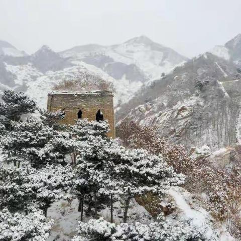 沙坡峪长城——雪