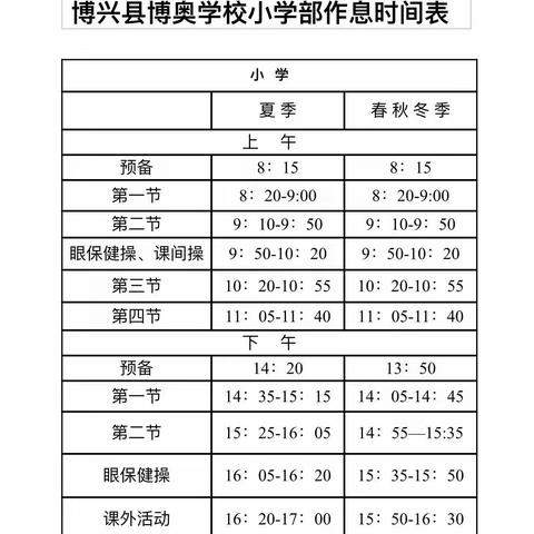 博兴县博奥学校小学部线上学习好习惯养成倡议书