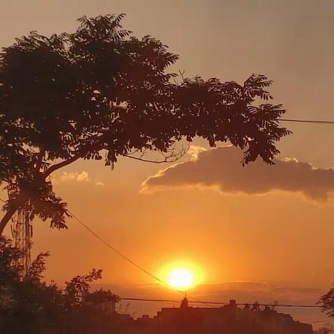 夕阳  晚霞美拍