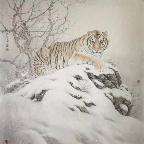 工笔动物画家刘诚